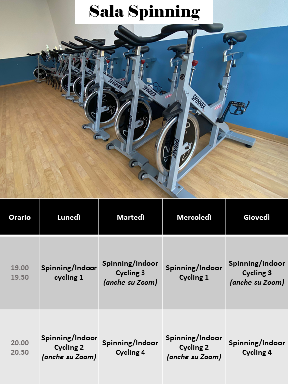 orari Sala Spinning