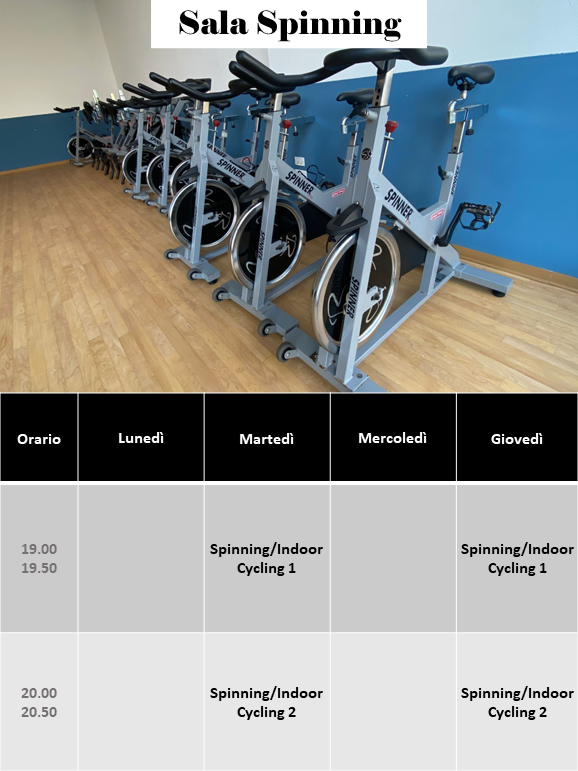 orari 23-24 palaunisa sala spinning