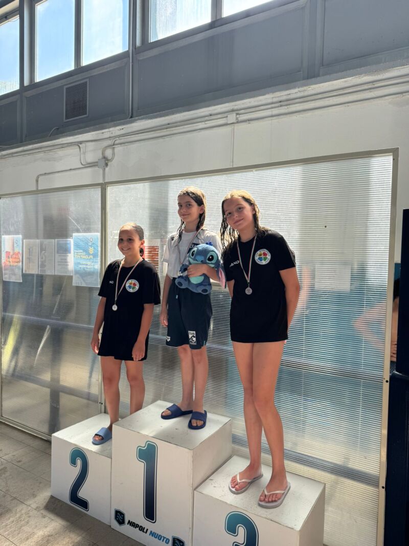 Campionato Regionale Esordienti B cus salerno nuoto martina e cristina